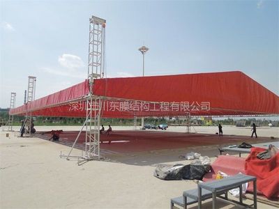 深圳舞臺篷布定制服務(wù) 小舞臺遮陽防水篷布設(shè)計安裝一體化解決方案