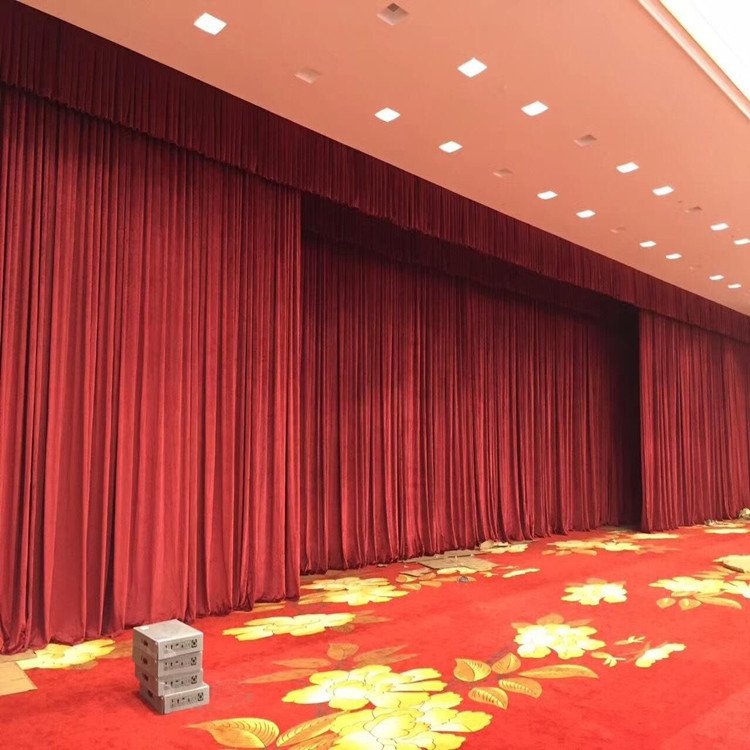 學校多功能廳舞臺、會議室與報告廳的電動阻燃幕布設計與安裝方案